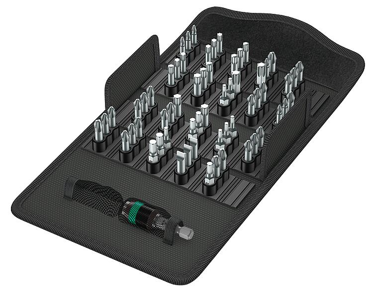 Bitset WERA Bit-Safe Universal 1 61-teilig mit Bithalter