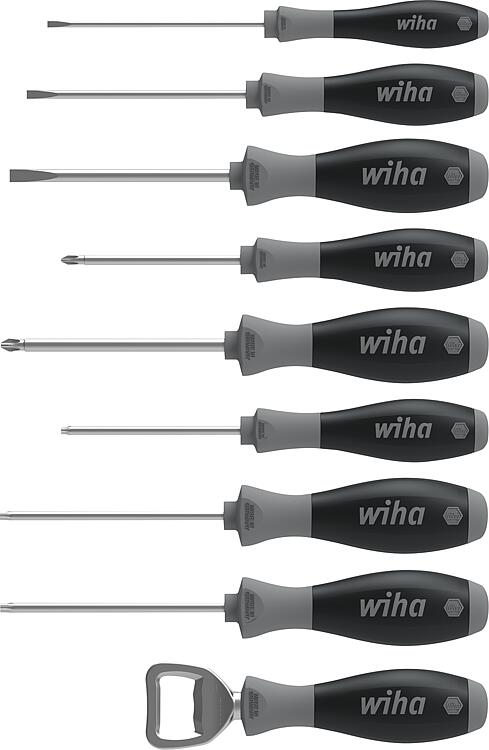 Schraubendrehersatz Wiha® 9-teilig, Limited Edition, Schlitz, Phillips, Torx®