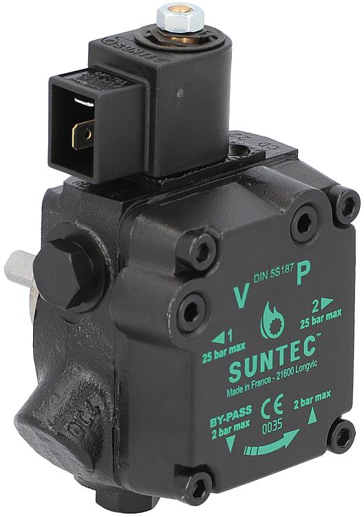 Ölbrennerpumpe Suntec AUV 47R mit Druckentlastungsventil Ölbrennerpumpe Suntec AUV 47R mit Druckentlastungsventil