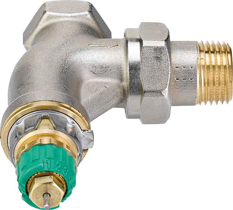 Thermostat-Ventilunterteil Danfoss Dynamic Valve RA-DV, DN15(1/2"),Eck Thermostat-Ventilunterteil Danfoss Dynamic Valve RA-DV, DN15(1/2"),Eck