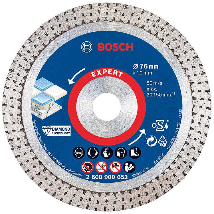 Diamanttrennscheibe BOSCH® EXPERT HardCeramic Ø 76 x 10 x 1,5 mm