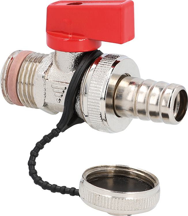 KFE-Kugelhahn Schell DN15(1/2"), mattchrom, leichte Ausführung KFE-Kugelhahn Schell DN15(1/2"), mattchrom, leichte Ausführung