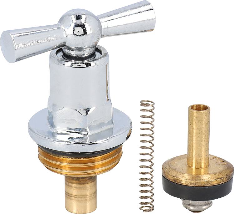 Knebel-Oberteil mit Rückflussverhinderer DN15 (1/2") verchromt Knebel-Oberteil mit Rückflussverhinderer DN15 (1/2") verchromt