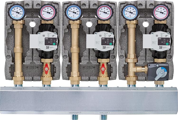 Modulverteilergruppe Easyflow 2xDirektkreis,1xMischerkreis Typ DiDIMI25 Modulverteilergruppe Easyflow 2xDirektkreis,1xMischerkreis Typ DiDIMI25