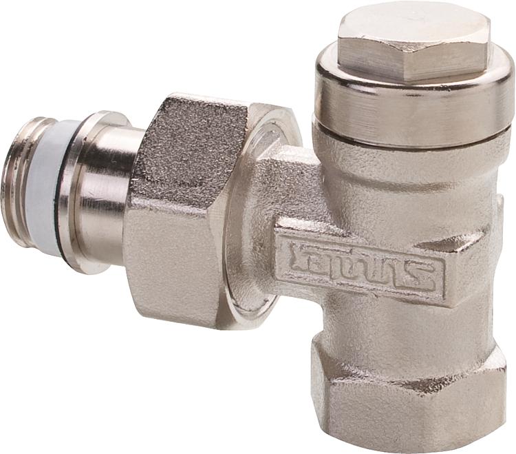Rücklaufverschraubung Typ IG/N MS vernickelt Ausführung Eck 3/8" AG x 3/8" IG Rücklaufverschraubung Typ IG/N MS vernickelt Ausführung Eck 3/8" AG x 3/8" IG