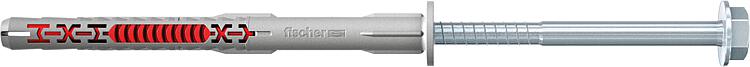 Langschaftdübel Fischer DuoXpand Edelstahl A4 Sechskant 10x100 FUS VPE 50