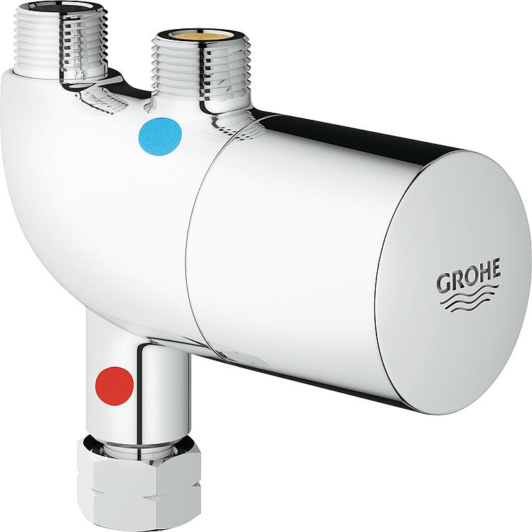Eckventilthermostat Grohtherm Micro mitAnschluss-Set Eckventilthermostat Grohtherm Micro mitAnschluss-Set