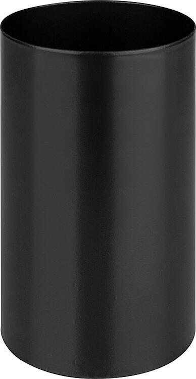 Schornsteinanschluss für Pelletsofen Oranier/Justus, Schwarz emailliert, Ø 80 mm