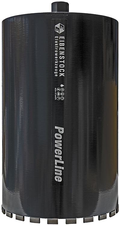 Diamant-Nass-Bohrkrone Eibenstock 1¼", Ø 300 mm, Länge: 450 mm, Powerline Diamant-Nass-Bohrkrone Eibenstock 1¼", Ø 300 mm, Länge: 450 mm, Powerline