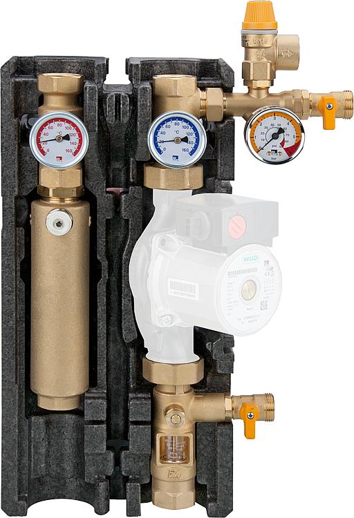 Solarstation DN25 FlowCon MAX-FA Flowmeter 5-40 l/min ohne Pumpe, mit AirStop Solarstation DN25 FlowCon MAX-FA Flowmeter 5-40 l/min ohne Pumpe, mit AirStop