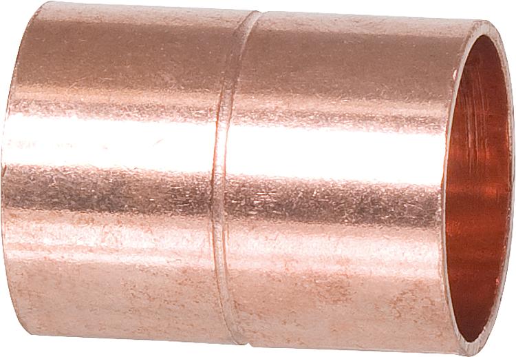 Kupferlötfitting 5270 Muffe mit Anschlag 8mm i/i Kupferlötfitting 5270 Muffe mit Anschlag 8mm i/i