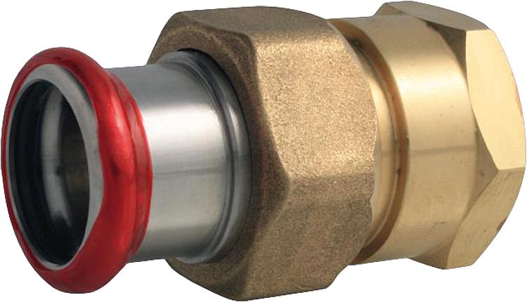 C-Stahl Pressfitting M-Kontur Durchgverschr. mit Innengewinde flachdichtend 18-R C-Stahl Pressfitting M-Kontur Durchgverschr. mit Innengewinde flachdichtend 18-R