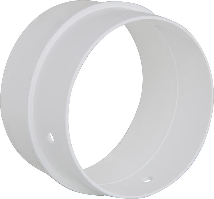 Innenverbinder DN 125mm weiß Innenverbinder DN 125mm weiß