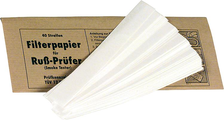 Filterpapier zur Rußzahlbestimmung 1 Umschlag mit 40 Streifen Filterpapier zur Rußzahlbestimmung 1 Umschlag mit 40 Streifen