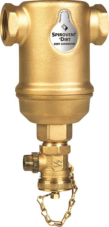 Schlammabscheider Spirotrap, DN25(1") IG, horizontal Schlammabscheider Spirotrap, DN25(1") IG, horizontal