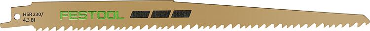 Säbelsägeblatt Festool HSR, Länge 230 mm, VPE =  5 Stück, für Holz mit Nägel