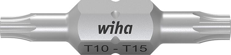 Doppelbit Wiha TORX® T10 / T15 VPE = 10 Stück