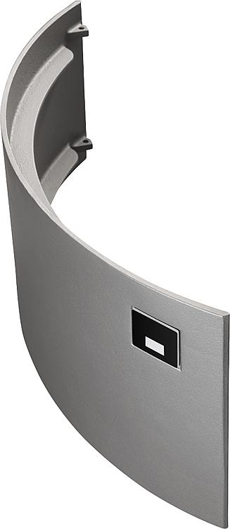 Gusstür für Holzlegefach, Gussgrau für Polar Neo 6, Neo Eck
