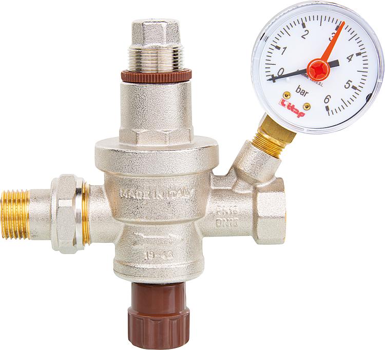 Automatische Füllarmatur mit Manometer DN15 (1/2"), PN16 Automatische Füllarmatur mit Manometer DN15 (1/2"), PN16