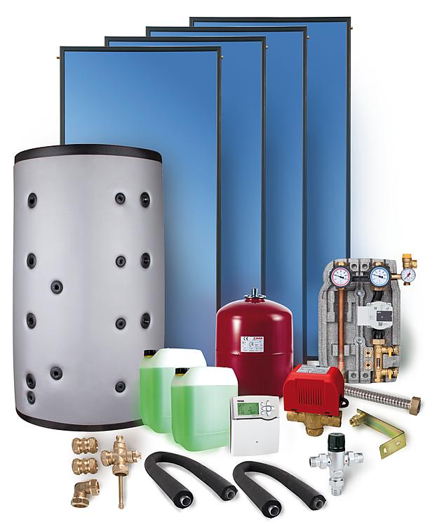 Solarpaket SX 2.51 Aufdachmontage 10,04qm mit Hygienespeicher 800L, 1WT Solarpaket SX 2.51 Aufdachmontage 10,04qm mit Hygienespeicher 800L, 1WT