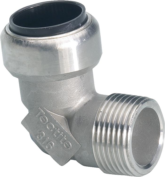 Edelstahl-Steckfitting Übergangswinkel 90 (i/AG) 15 x 1/2" Edelstahl-Steckfitting Übergangswinkel 90 (i/AG) 15 x 1/2"