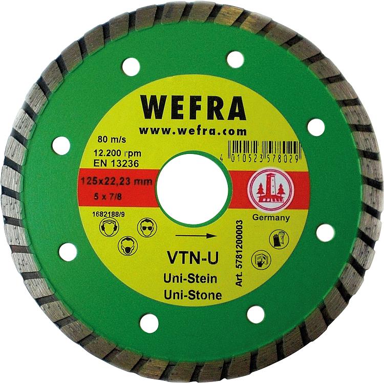 Diamanttrennscheibe 125 x 22 mm