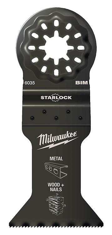 Tauchsägeblatt Milwaukee Bi-Metall, Starlock, 43 x 47 mm Tauchsägeblatt Milwaukee Bi-Metall, Starlock, 43 x 47 mm
