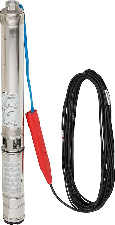 Tiefbrunnenpumpe OT X.3-13.OT.30 DRP, 3x 380-415V, mit Trockenlaufschutz Tiefbrunnenpumpe OT X.3-13.OT.30 DRP, 3x 380-415V, mit Trockenlaufschutz