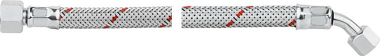 Ölschlauch einerseits 3/8" Überwurf- mutter, anderseits Rohrbogen SR 8 LL R 1250 Ölschlauch einerseits 3/8" Überwurf- mutter, anderseits Rohrbogen SR 8 LL R 1250
