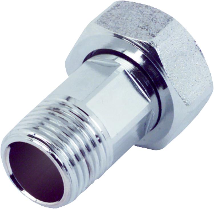 Verschraubung mit Dichtung 1" für Aufputzzähler 3/4" Ms.verchromt, 1 Stück Verschraubung mit Dichtung 1" für Aufputzzähler 3/4" Ms.verchromt, 1 Stück
