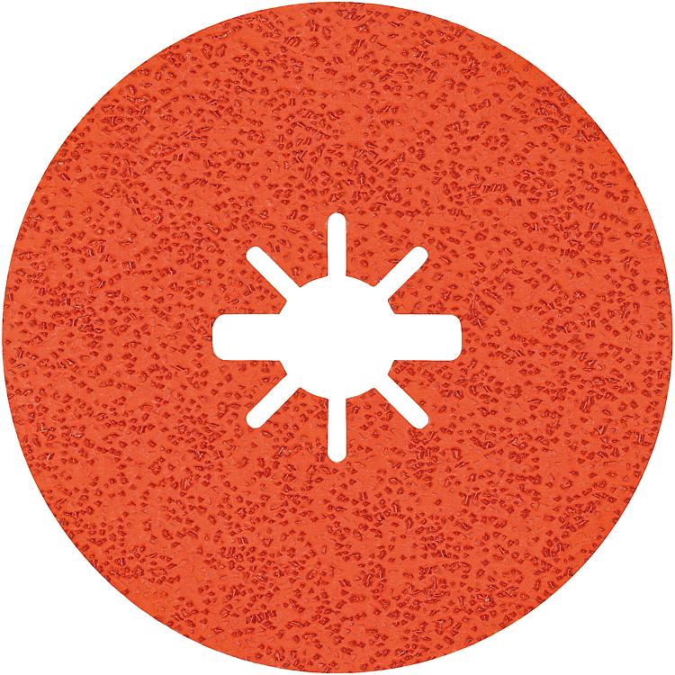 Fiberscheibe BOSCH® EXPERT R782, für Metall und Edelstahlbleche Ø 115 mm, Körnung 36, X-Lock VPE 25 Stück