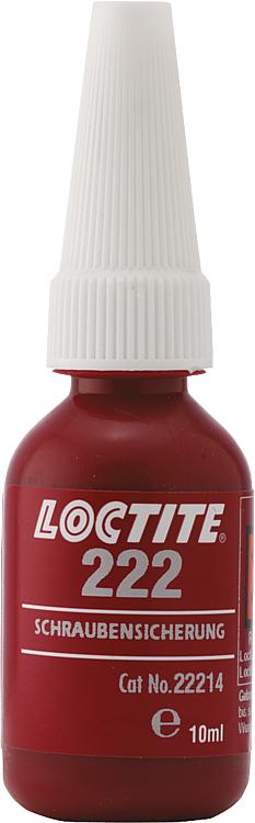 Schraubensicherung niedrigfest (NSF) LOCTITE 222, 50ml Dosierflasche Schraubensicherung niedrigfest (NSF) LOCTITE 222, 50ml Dosierflasche