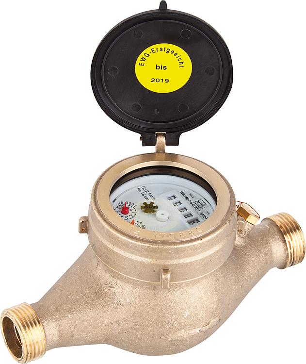 Mehrstrahl-Flügelradzähler für Kaltwasser, Typ MNR, Qn 2,5 3/4'''' 190mm