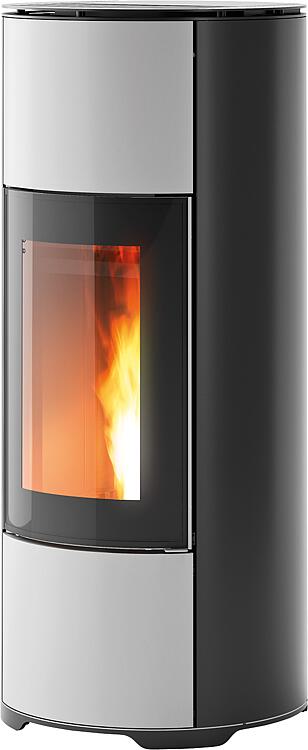 Pelletofen MCZ Halo Air 8 R, Grundgerät mit Verkleidung Aluminium Metall, 8,1 KW Pelletofen MCZ Halo Air 8 R, Grundgerät mit Verkleidung Aluminium Metall, 8,1 KW