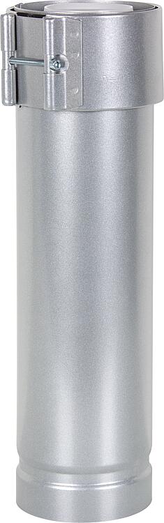 Überdachverlängerung, DN 60/125 silber, 500mm Überdachverlängerung, DN 60/125 silber, 500mm