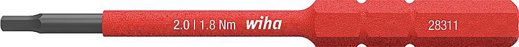 VDE-slimBit Wiha® Innensechskant SW 2 VDE-slimBit Wiha® Innensechskant SW 2