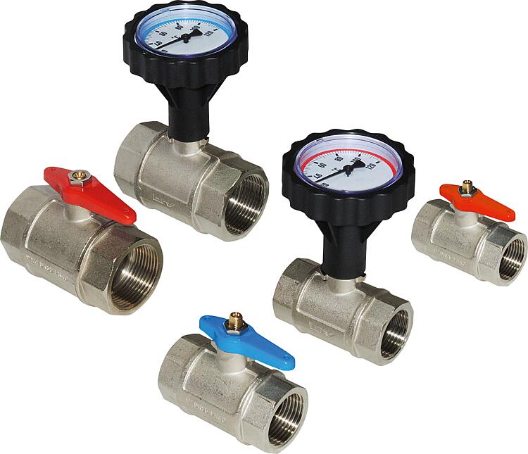 Kugelhahn-Anschlussset Easyflow Fresh 2, 80 L/min. mit Zirkulation Kugelhahn-Anschlussset Easyflow Fresh 2, 80 L/min. mit Zirkulation