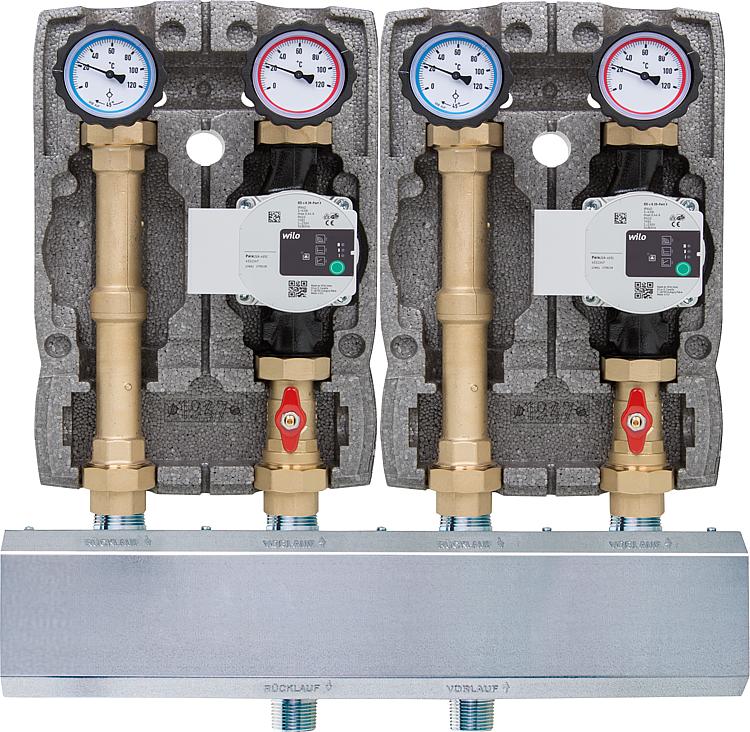 Modulverteilergruppe Easyflow 2xDirektkreis Typ DiDi25 Modulverteilergruppe Easyflow 2xDirektkreis Typ DiDi25