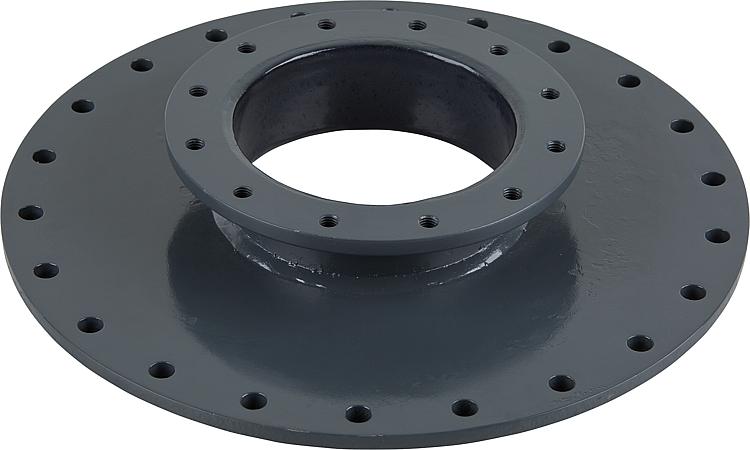 Übergangsflansch 240x290mm, emailliert Übergangsflansch 240x290mm, emailliert