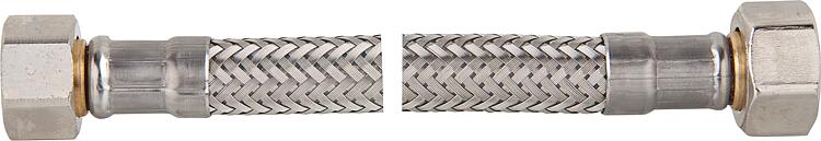 Verbindungsschlauch flexibel beidseitig3/8" Ü-Wurfmutter, 150 mm - KTW-A Verbindungsschlauch flexibel beidseitig3/8" Ü-Wurfmutter, 150 mm - KTW-A