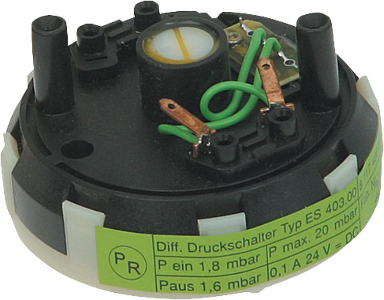 Differenzdruckschalter für ZSBR/ZWBR Ju.Nr.: 8 717 406 058 Differenzdruckschalter für ZSBR/ZWBR Ju.Nr.: 8 717 406 058