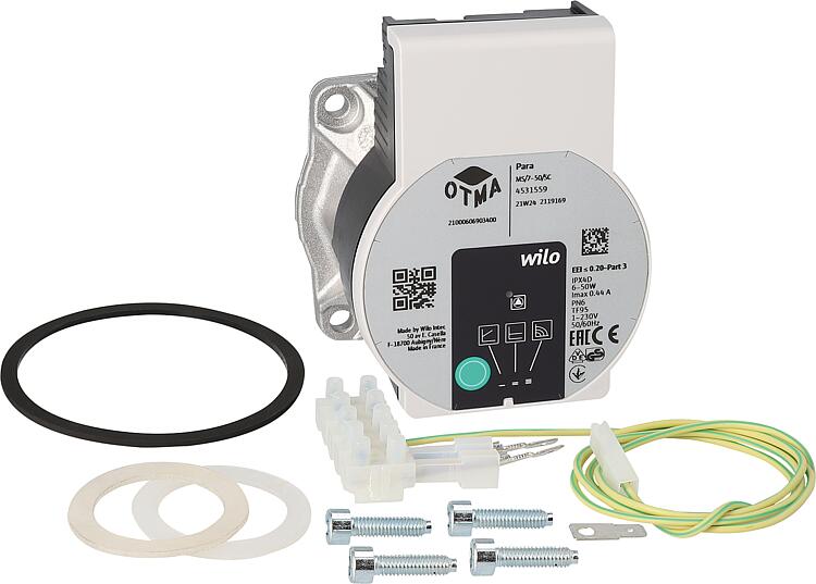 Ersatzumwälzpumpe zu MCZ Pelletofen Hydro, Para 7SC, BL: 130mm Ersatzumwälzpumpe zu MCZ Pelletofen Hydro, Para 7SC, BL: 130mm