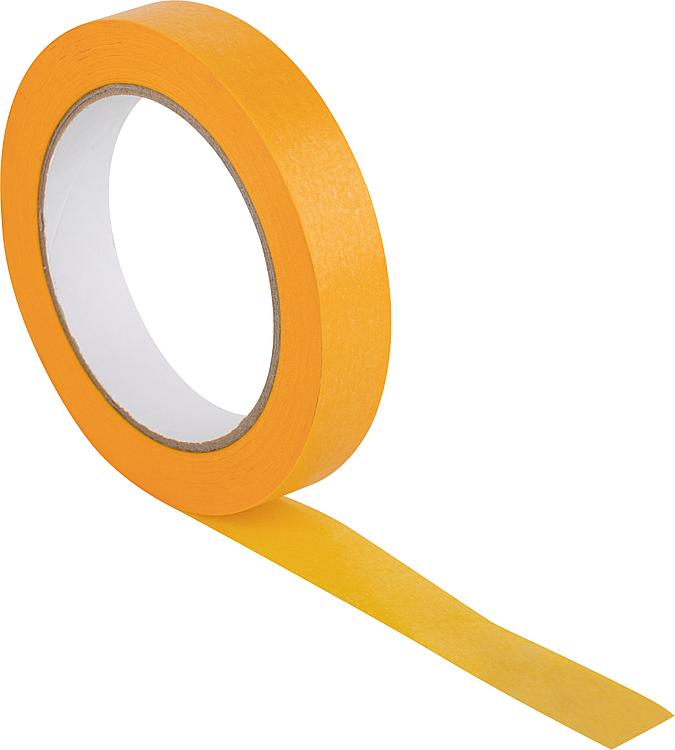 Papierband Gold, 60 Tage UV, 80°, Innen+Außen, (BxL) 19mm x 50m