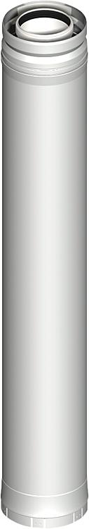 Kunststoff-Abgassystem Rohrelement 935 mm DN 080/125