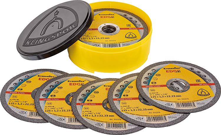 Trennscheibe KLINGSPOR 125x1,2x22,23mm, VPE=25  Stück Trennscheibe KLINGSPOR 125x1,2x22,23mm, VPE=25  Stück