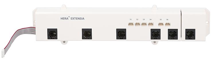 Funk-Fußbodenheizungsleiste, Hera+ Extensia PRO, 6-Port Erweiterungmodul Funk-Fußbodenheizungsleiste, Hera+ Extensia PRO, 6-Port Erweiterungmodul