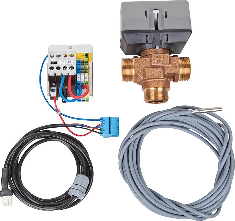 Warmwasser-Umschaltset für Serie Komfort und Highpower Umschaltventil DN 25 (1") Warmwasser-Umschaltset für Serie Komfort und Highpower Umschaltventil DN 25 (1")