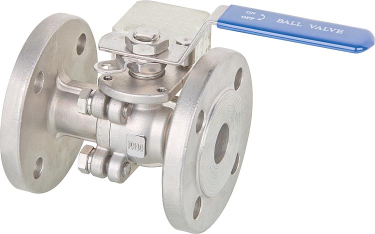 Flanschkugelhahn aus Edelstahl PN 16 Typ 76 E DN 25 Nachfolgemod. 71E Kugel Edel Flanschkugelhahn aus Edelstahl PN 16 Typ 76 E DN 25 Nachfolgemod. 71E Kugel Edel