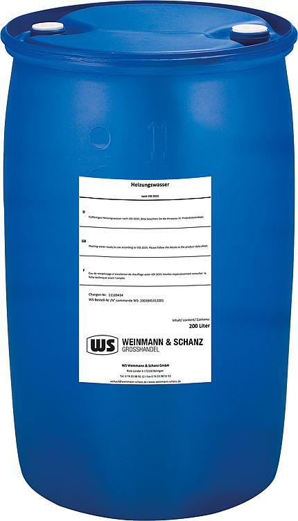 Heizungswasser nach VDI 2035 200Kg/Fass Heizungswasser nach VDI 2035 200Kg/Fass