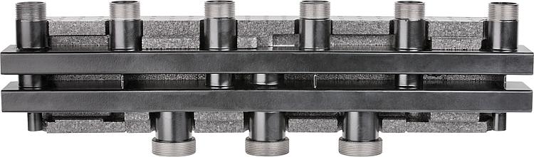 Kesselverteiler EVENES VT7/3 AG DN32(11/4")AG,7m /h, 170KW inkl. Halterung + Iso Kesselverteiler EVENES VT7/3 AG DN32(11/4")AG,7m /h, 170KW inkl. Halterung + Iso